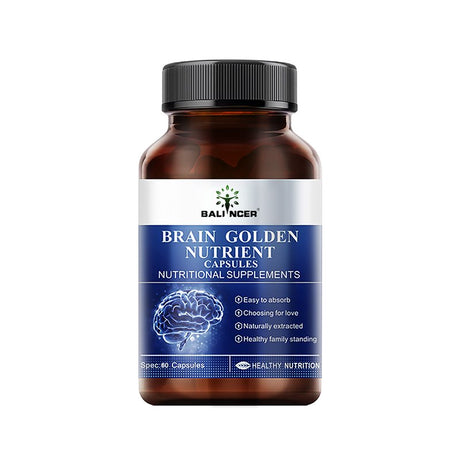 BALINCER Brain Tonic Enhances DHA Memory in the Brains of Students, Children, and Adolescents. Genuine Non Fish Oil 60/120 Capsules