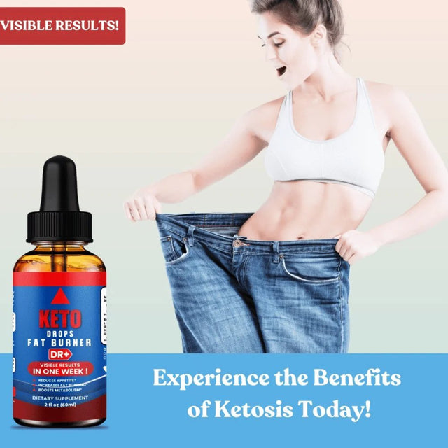 Natural Keto Fat Burner Drops: Effective Weight Loss, Metabolism Boost, Keto Diets | 2-Pack