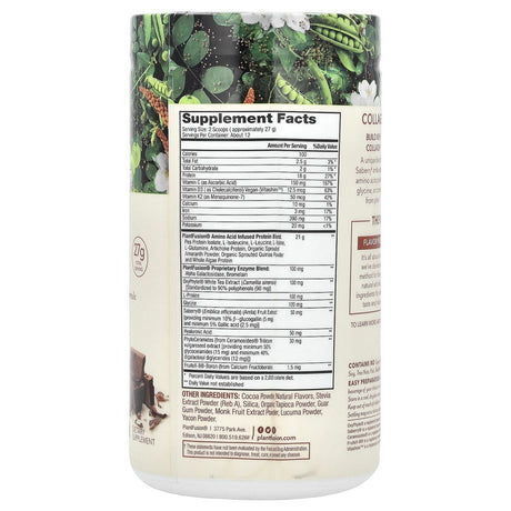 Plantfusion Complete Plant Collagen Builder - Rich Chocolate 11.43 Oz Pwdr