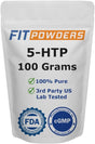 5-HTP Powder (Pure) 100 Grams (Multiple Sizes) Non-Gmo, Serotonin, Mood Boosting Supplement