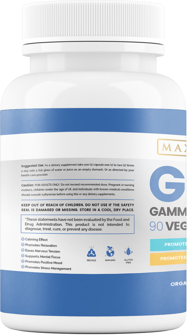 Maximize within GABA (Gamma-Aminobutyric Acid) 750Mg 60 Count