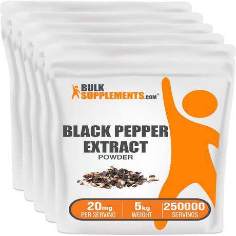 Bulksupplements.Com Black Pepper Extract (95% Piperine) - Herbal Supplement (5 Kilograms - 11 Lbs)