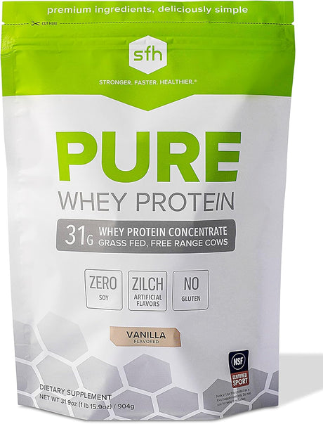 SFH Motivate & Gain Workout Bundle Pure Whey Vanilla Protein and Push Pre-Workout Powder