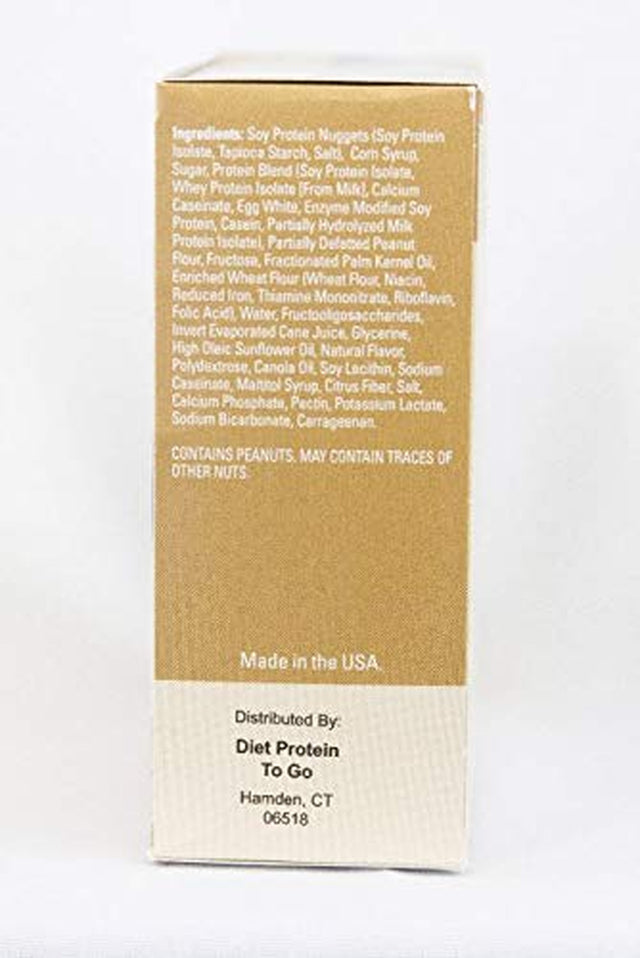 Diet Protein to Go Peanut Butter Mousse Bar - 35 SERVINGS (5 Boxes) - HIGH PROTEIN - LOW CARB