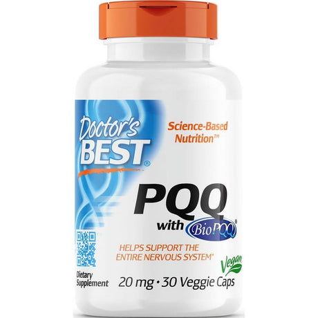 Doctor'S Best PQQ with Biopqq, Non-Gmo, Vegan, Gluten Soy Free, 20 Mg, 30 Count