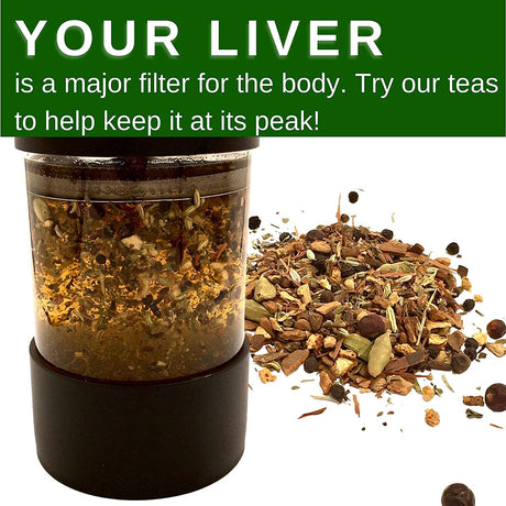 Liver Detox Tea by Speedyvite | Organic | Cleanses, Supports Liver, Gallbladder Health with Dandelion Root, Dandelion Leaf, Fennel, PAU D' Arco Bark, Sassafras, Ginger