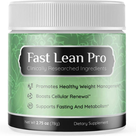 (1 Pack) Fast Lean Pro - Dietary Supplement Keto Powder Shake for Weight Loss Management & Metabolism - Appetite Suppressant