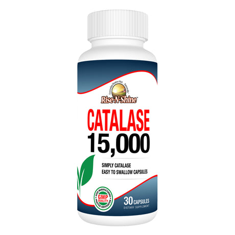 Rise-N-Shine, Catalase 15,000, Dietary Supplement with Pure Catalase, 30 Count