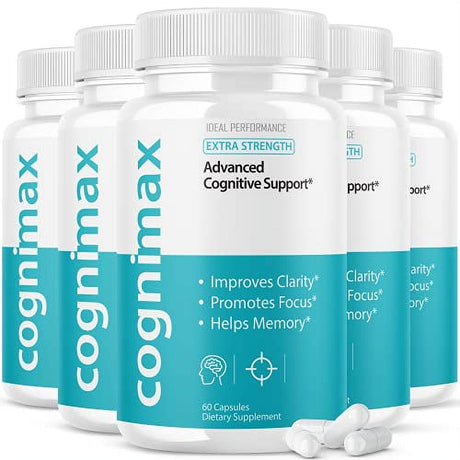 Cognimax Nootropic Focus & Memory Support Supplement for Cognitive Health (5 Pack - 300 Capusles)