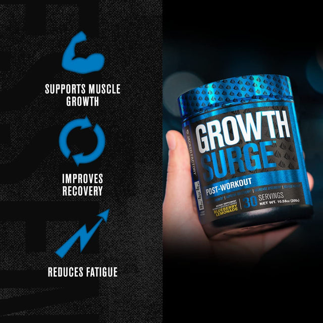 Jacked Factory Nitrosurge Pre-Workout Supplement & Growth Surge Post Workout Muscle Builder Bundle