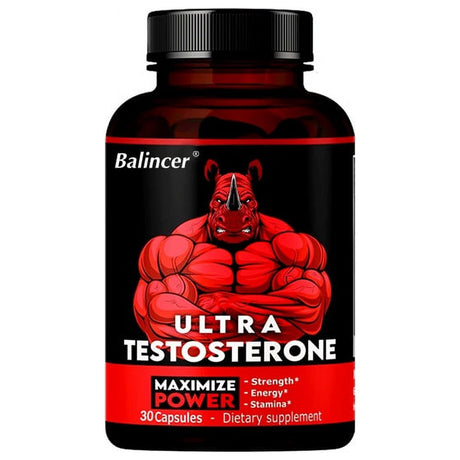 Balincer Men'S Testosterone Booster - Increase Energy, Endurance, Reduce Fatigue, Dietary Supplement Capsules