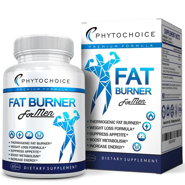 Best Diet Pills That Work Fast for Men Natural Weight Loss Men Belly Fat Burner - 60 Capsules