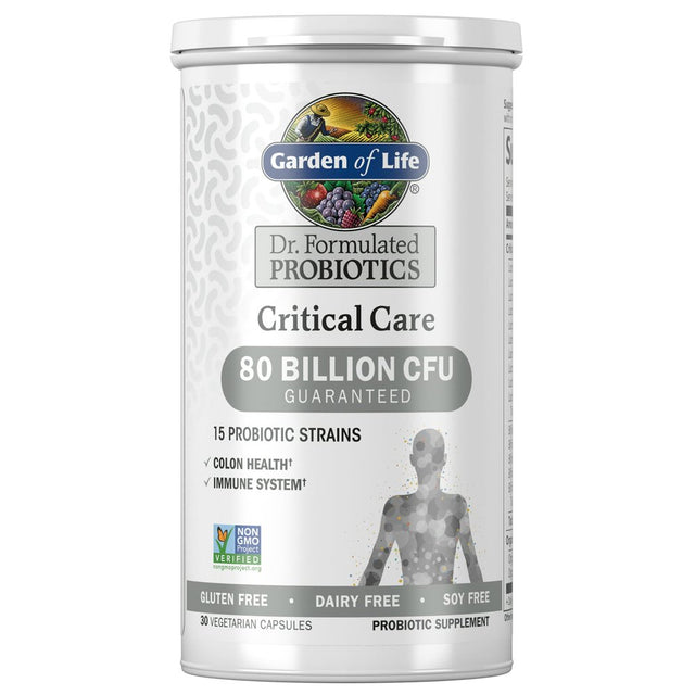 Garden of Life Dr. Formulated Critical Care Probiotics, 80 Billion CFU, 30 Capsules *EN