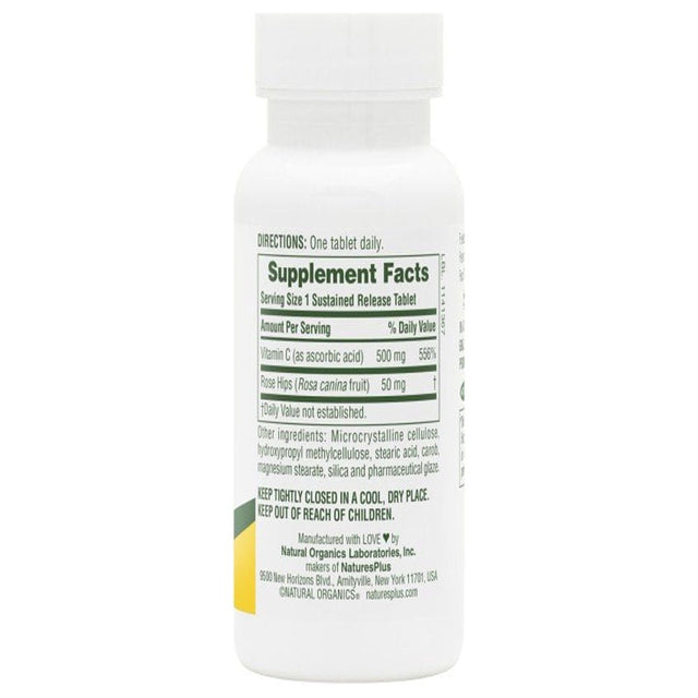 Nature'S plus Vitamin C - Sustained Release - 500 Mg - 90 Tablets