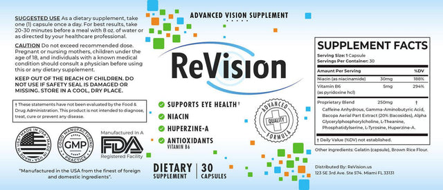 (2 Pack) Revision - New Advanced Revolutionary Eye Health Formula - Supports Healthy Vision - Supplement for Eyes Sight - 120 Capsules