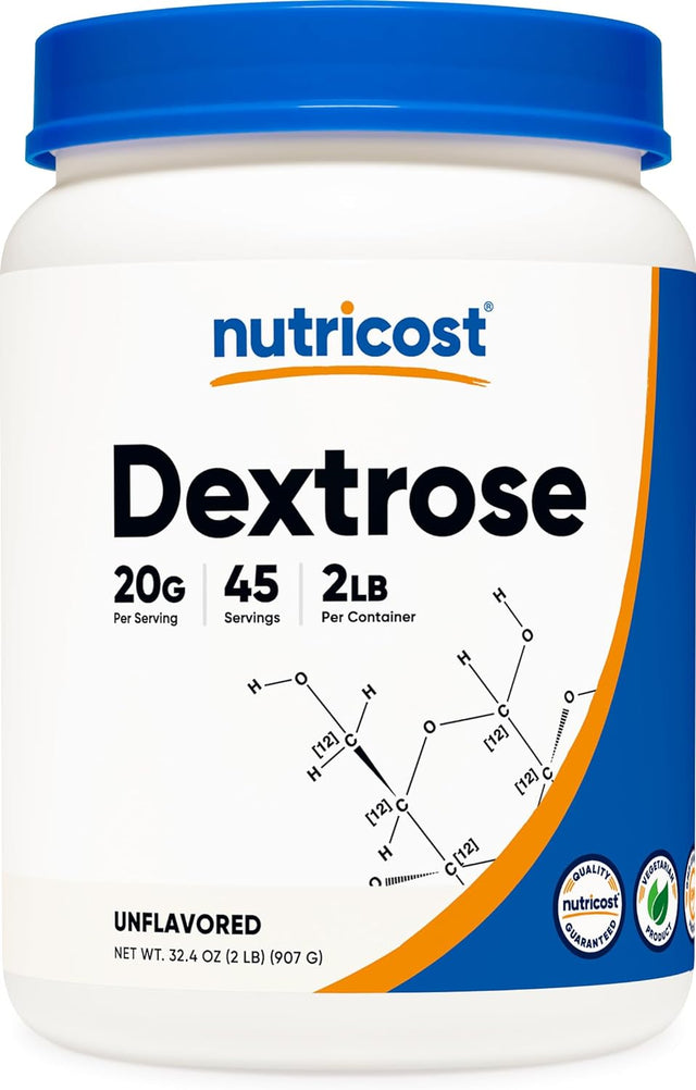 Nutricost Dextrose Powder 2 LBS - Non-Gmo, Gluten Free