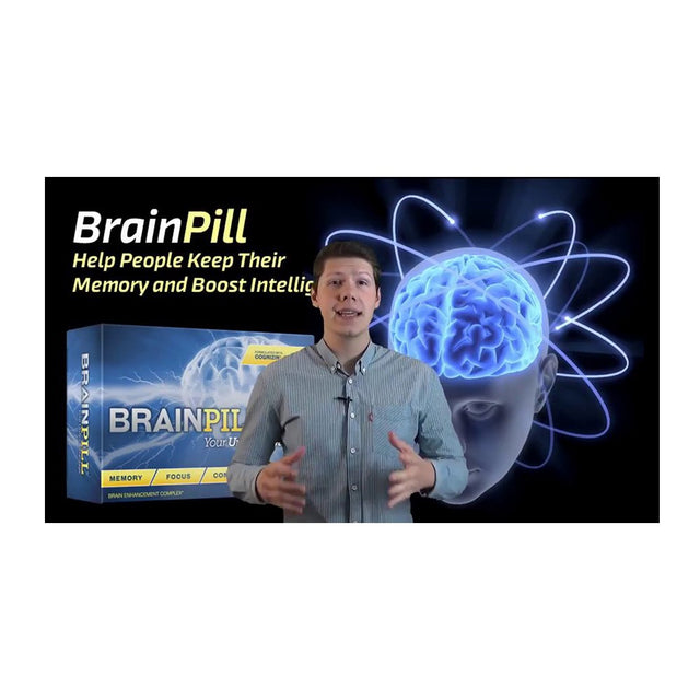 BRAIN PILL Nootropic Supplement 1 Month Supply 60 Capsules per Box Natural Vitamins Brainpill