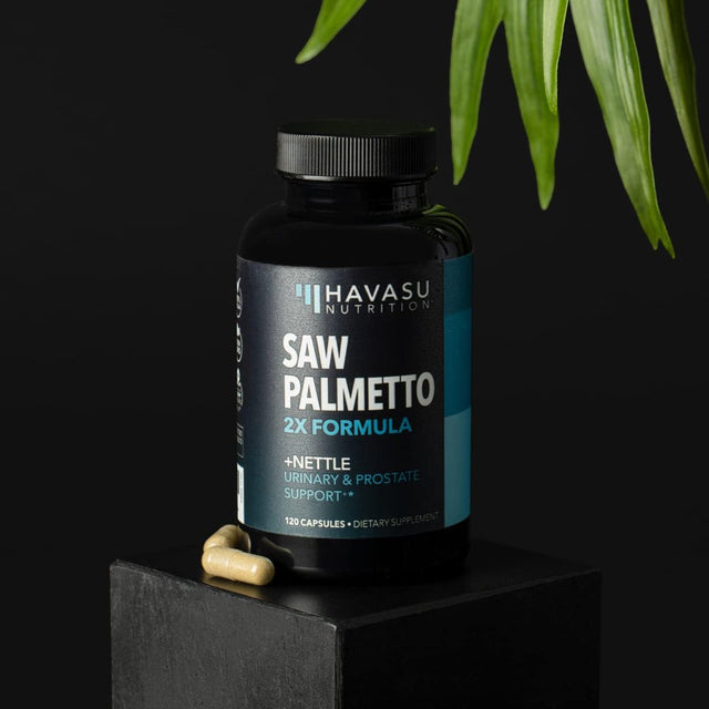 Havasu Saw Palmetto Stinging Nettle Supplement | Men Hair Loss & Prostate Supplement | 120Ct