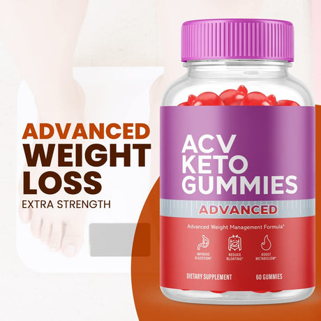 (5 Pack) ACV Keto Gummies - Supplement for Weight Loss - Energy & Focus Boosting Dietary Supplements for Weight Management & Metabolism - Fat Burn - 300 Gummies