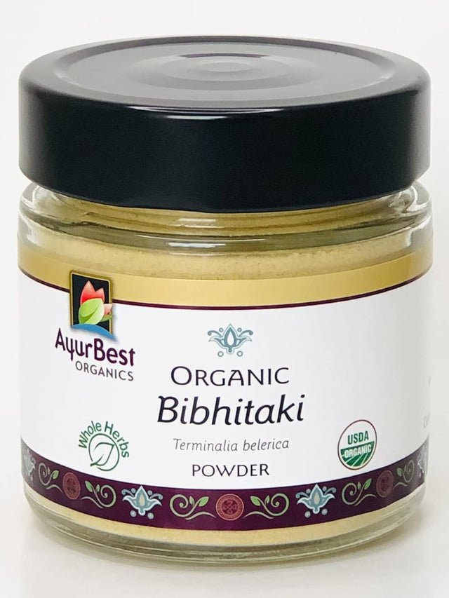 Bibhitaki, Terminalia Bellirica, Organic, Kosher 4.4 Oz Jar, Herbs & Spices