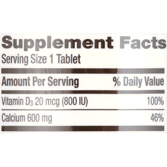 Caltrate 600+D3 Calcium and Vitamin D Supplement Tablets - 120 Count