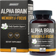 ONNIT Alpha Brain Premium Nootropic Brain Supplement, 90 Count, for Men & Women - Caffeine-Free Focus Capsules for Concentration, Brain & Memory Support - Brain Booster Cat'S Claw, Bacopa, Oat Straw