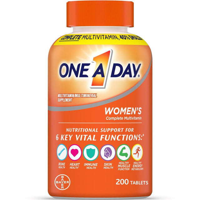 One a Day Women'S Multivitamin Tablets, Multivitamins for Women, 200 Ct