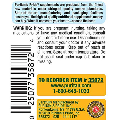 Puritan'S Pride Vitamin D3 Softgels, 10000IU, 100Ct