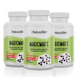 Naturalslim Magicmag®C - 3-Pack Magnesium Citrate Capsules W/ Potassium, 100 Ct