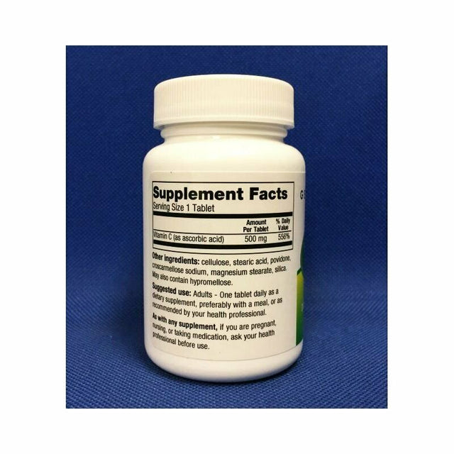 Geri Care Vitamin C 500 Mg Dietary Supplement Tablets 100 Ct