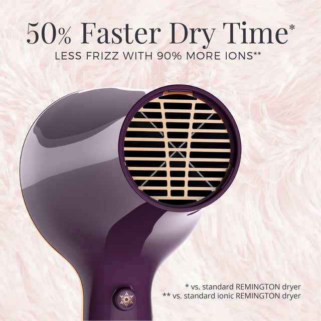 Remington Pro Hair Dryer with Thermaluxe? Advanced Thermal Technology, Purple, AC9140SB