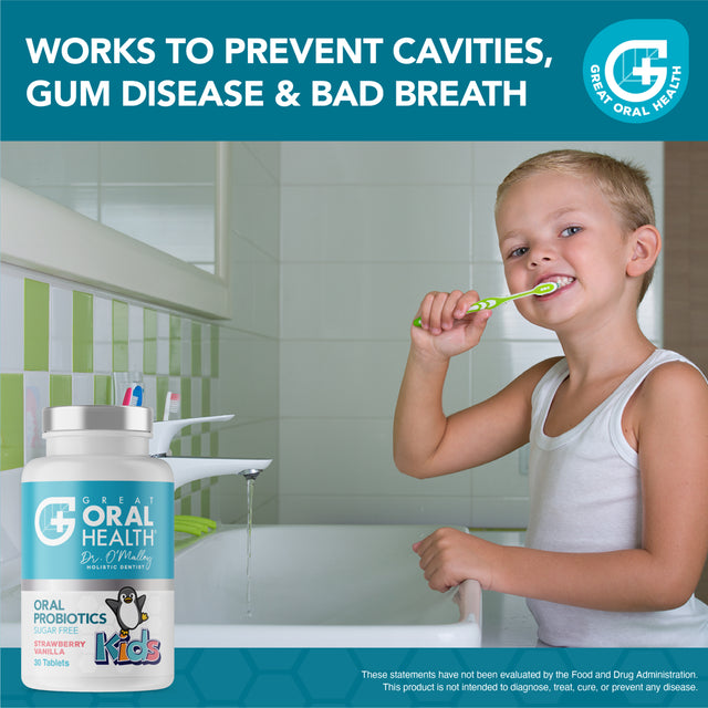 Great Oral Health Advanced Oral Probiotics Formulation for Kids, with BLIS K12 & M18 (Unisex)