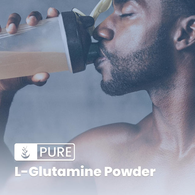 Pure Original Ingredients L-Glutamine (1Lb) Alpha-Amino Acid Supplement Powder, Lab-Verified