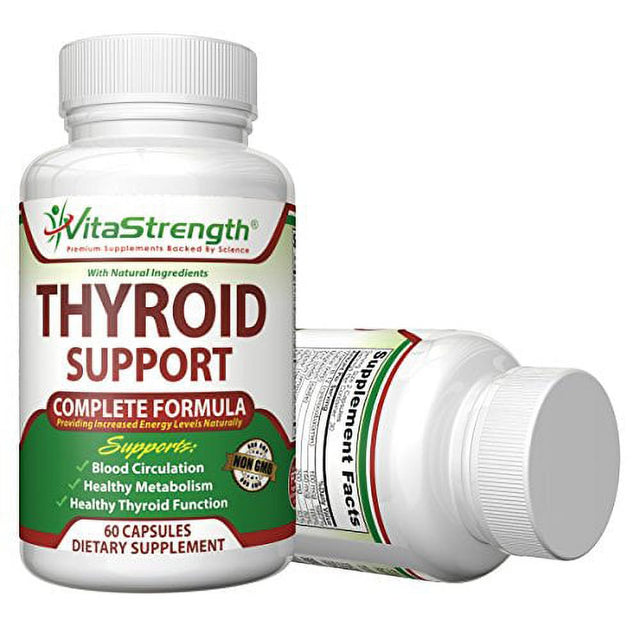 Vitastrength Thyroid Support & Metabolism Supplement, 60 Capsules