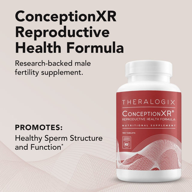 Theralogix Conceptionxr Reproductive Health Men’S Fertility Supplement, 90 Day Supply