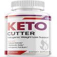 Keto Cutter - Ketogenic Weight Loss - Energy & Focus Boosting Dietary Supplements for Weight Management & Metabolism - Advanced Fat Burn Raspberry Ketones Pills - 60 Capsules (1 Pack)