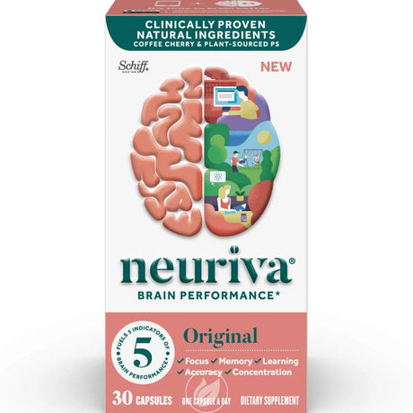 (4 Pack) NEURIVA Brain Performance 30 CT