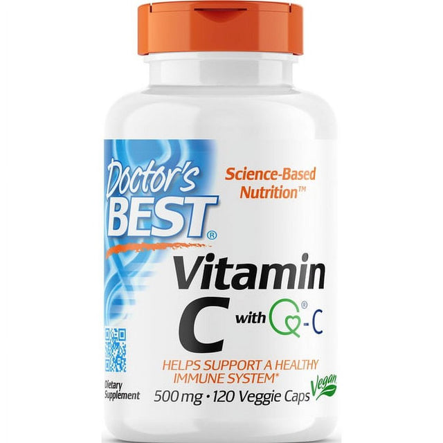 Doctor'S Best Vitamin C with Q-C, 500 Mg, 120 Veggie Caps