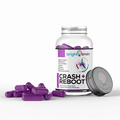 Crash & Reboot | Award Winning Nootropic Sleep Aid for Restorative Sleep, Recovery, Neuroprotection, & More