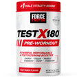 Test X180 Pre-Workout Powder & Testosterone Booster for Men, Increase Energy & Endurance, Build Muscle & Strength, Nitric Oxide Supplement with Ashwagandaha, Force Factor, Fruit Punch, 30 Servings