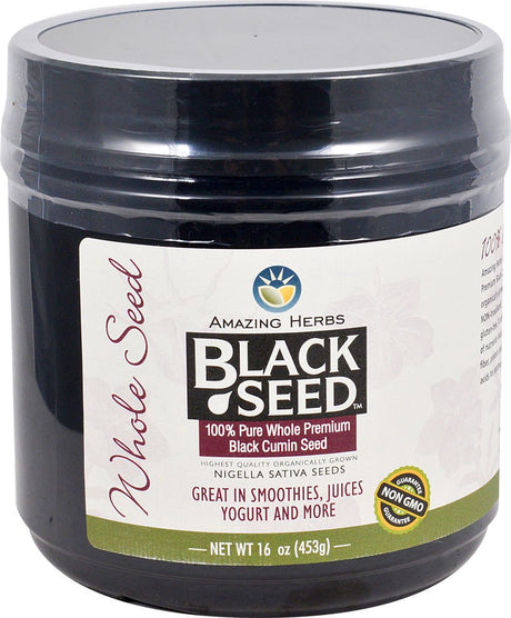 Amazing Herbs Whole Black Seed -- 16 Oz