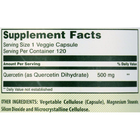 Herbal Secrets Quercetin 500 Mg 120 Vcaps