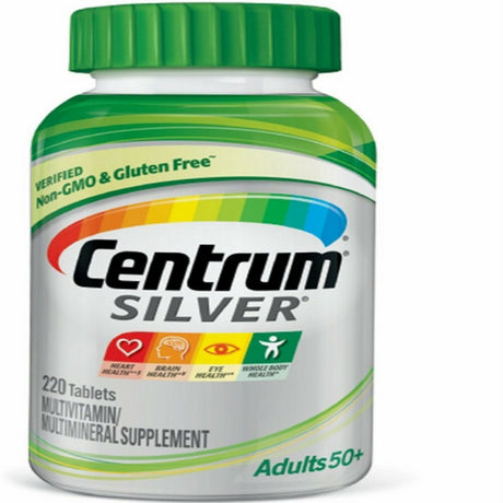 Centrum Silver Multivitamin, Tablets 220 Ea (Pack of 6)