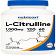 Nutricost L-Citrulline 500Mg, 120 Capsules - Non-Gmo & Gluten Free Supplement