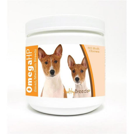 Healthy Breeds Basenji Omega HP Fatty Acid Skin and Coat Support Soft Chews