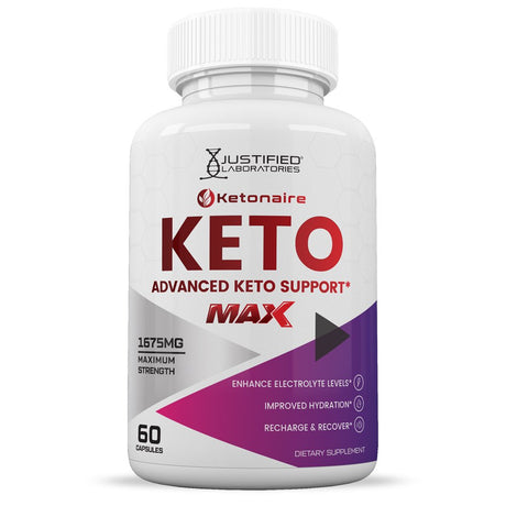 (3 Pack) Ketonaire Keto ACV MAX Pills 1675Mg Alternative to Gummies Dietary Supplement 120 Capsules