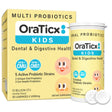 Oraticx Kids Multi Probiotics for Dental & Digestive Health, Naturally Supports Oral Care, Digestion, Immunity, 10 Billion CFU 5 Active Probiotic Strain, Vanilla Flavor 30 Lozenges 1-PK