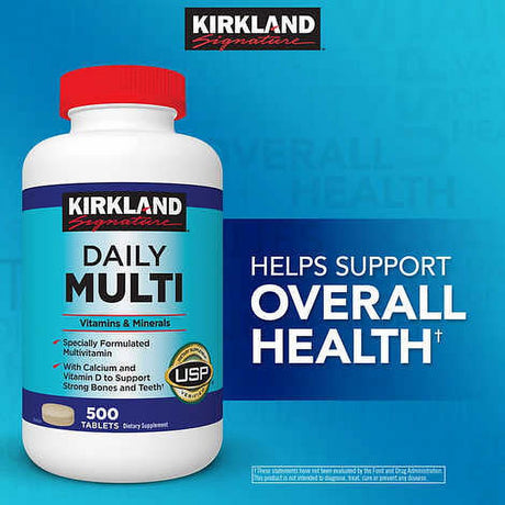 Kirkland Signature Daily Multi, 500 Tablets