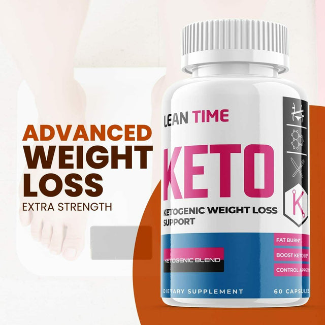 (3 Pack) Lean Time Keto - Supplement for Weight Loss - Energy & Focus Boosting Dietary Supplements for Weight Management & Metabolism - Advanced Fat Burn Raspberry Ketones Pills - 180 Capsules