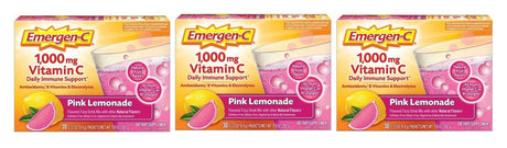 Emergen-C 1000 Mg Vitamin C Pink Lemonade Flavor - 30 Packets